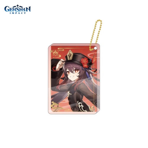 Брелок акриловый Characters Acrylic Block Strap Hutao[ПОДАРКИ]